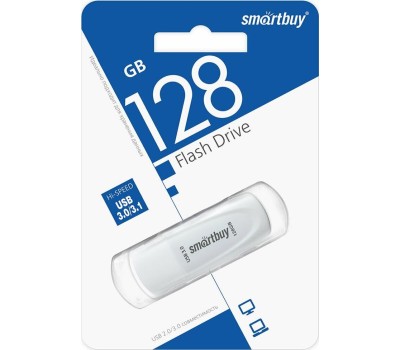 USB-флеш SMARTBUY (SB128GB3SCW) UFD 3.0/3.1 128GB Scout White