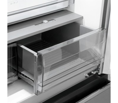 Холодильник Centek CT-1744 NF Black Glass total NF <415л (148л/267л)> 782х630х1825мм, Стекло, 4 дв