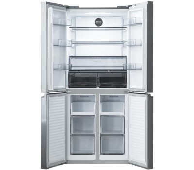 Холодильник Centek CT-1744 NF Black Glass total NF <415л (148л/267л)> 782х630х1825мм, Стекло, 4 дв