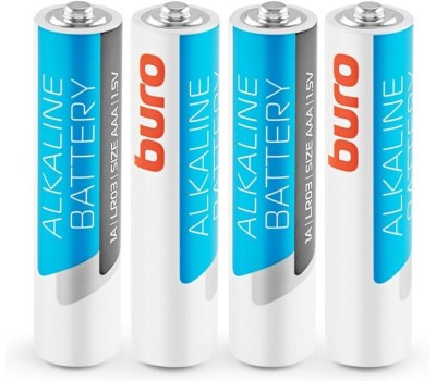 BURO Батарея Alkaline LR03 AAA (4шт) блистер