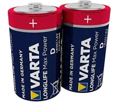 VARTA Батарея LongLife Max Power Alkaline D LR20 (2шт) блистер