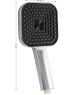 Лейка GFMARK 6095 Лейка душевая массажная, квадратная, из высокопрочного АБС пластика, DIAMOND, цвет ХРОМ