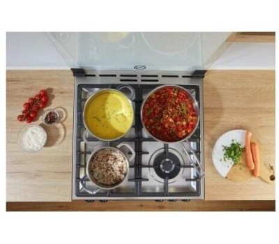 GORENJE Плита Комбинированная GK5C60SJ серый (без крышки) реш.сталь