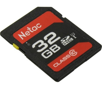 NETAC Карта памяти SDHC UHS-I U1 P600 32 ГБ, 80 МБ/с, Class 10, NT02P600STN-032G-R, 1 шт., без адаптера