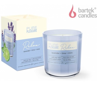 Свеча BARTEK Чистое удовольствие (Pure Pleasure) 150гр в стакане
