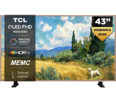 Телевизор TCL 43A400 Pro QLED SMART TV Google