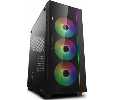 DEEPCOOL Корпус MidTower MATREXX 55 V3 черный (ATX, без БП, 2xUSB2.0+USB3.2, no fan) (DP-ATX-MATREXX55V3)