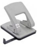 KW-TRIO Дырокол Stylish Heavy Duty 09760L/GR макс.:40лист. металл серый отв.:2 с линейкой