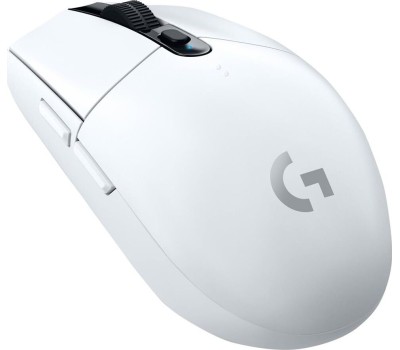 LOGITECH Мышь беспроводная G304 Lightspeed, игровая, радио, оптическая, USB, 12000dpi, белый [910-005295]