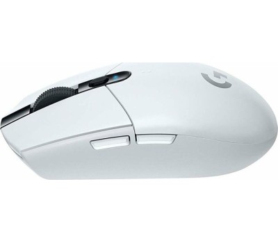 LOGITECH Мышь беспроводная G304 Lightspeed, игровая, радио, оптическая, USB, 12000dpi, белый [910-005295]