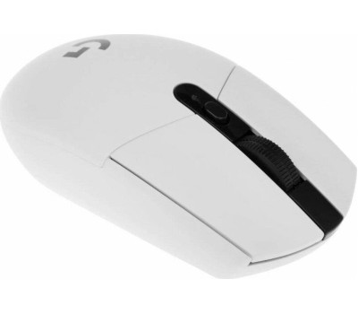 LOGITECH Мышь беспроводная G304 Lightspeed, игровая, радио, оптическая, USB, 12000dpi, белый [910-005295]