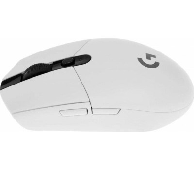 LOGITECH Мышь беспроводная G304 Lightspeed, игровая, радио, оптическая, USB, 12000dpi, белый [910-005295]