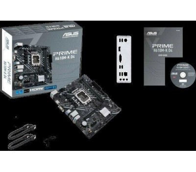 Материнская плата ASUS Материнская плата PRIME H610M-K, Socket LGA 1700, Intel H610, mATX, Ret