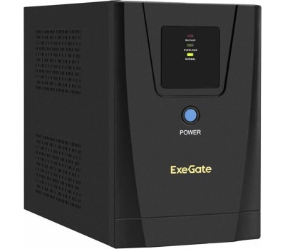 Exegate EX292801RUS ИБП ExeGate SpecialPro UNB-1600.LED.AVR.2SH.3C13 <1600VA/950W, LED, AVR, 2*Schuko+3*C13, съемн.кабель, металлический корпус, Black>