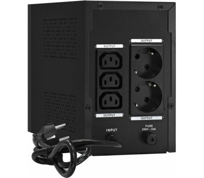 Exegate EX292801RUS ИБП ExeGate SpecialPro UNB-1600.LED.AVR.2SH.3C13 <1600VA/950W, LED, AVR, 2*Schuko+3*C13, съемн.кабель, металлический корпус, Black>