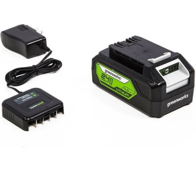 Батарея аккумуляторная GREENWORKS Батарея аккумуляторная G24B4, 24В, 4Ач, Li-Ion [2926807]