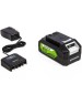 Батарея аккумуляторная GREENWORKS Батарея аккумуляторная G24B4, 24В, 4Ач, Li-Ion [2926807]