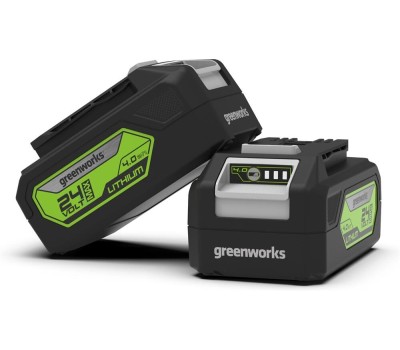Батарея аккумуляторная GREENWORKS Батарея аккумуляторная G24B4, 24В, 4Ач, Li-Ion [2926807]