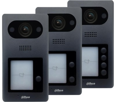 DAHUA Видеопанель DHI-VTO3211D-P2, цветная, накладная, черный