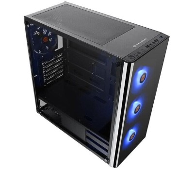 Корпус для ПК THERMALTAKE Корпус V200 TG RGB CA-1K8-00M1WN-01 Black/Win/SPCC/Tempered Glass*1/120mm RGB Fans*3 + 120mm Standard CA-1K8-00M1WN-01 Fan*1/MB Sync (874398)