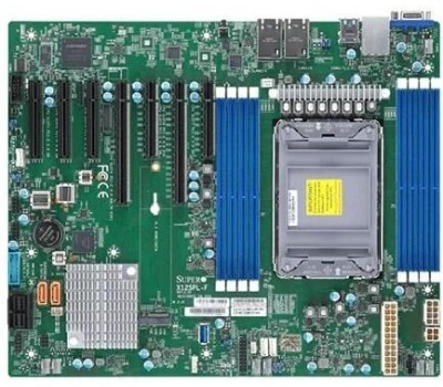 SUPERMICRO Материнская плата Материнская плата MBD-X12SPL-F-B 3rd Gen Intel®Xeon®Scalable processors,Single Socket LGA-4189(Socket P+)supported,CPU TDP supports Up to 270W TDP,Intel® C621A,Up to 2TB 3DS ECC RDIMM,DDR4-3200MHz Up to 2TB Intel®Optane™Persis