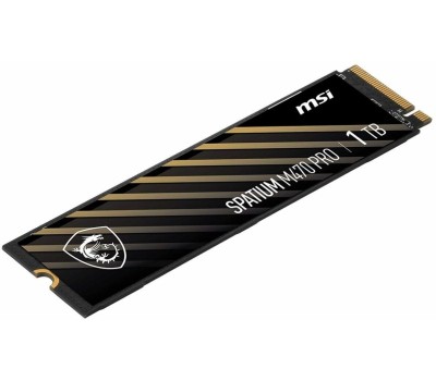 Накопитель SSD MSI Твердотельный накопитель SSD M.2 2280 1TB SPATIUM M470 PRO Client SSD S78-440L0J0-P83, PCIe Gen4x4 with NVMe