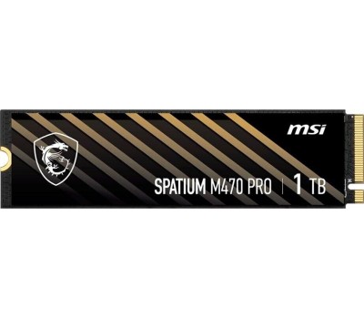 Накопитель SSD MSI Твердотельный накопитель SSD M.2 2280 1TB SPATIUM M470 PRO Client SSD S78-440L0J0-P83, PCIe Gen4x4 with NVMe