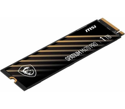Накопитель SSD MSI Твердотельный накопитель SSD M.2 2280 1TB SPATIUM M470 PRO Client SSD S78-440L0J0-P83, PCIe Gen4x4 with NVMe