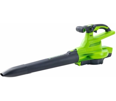 GREENWORKS Воздуходувка-пылесос GD40BVII, зеленый [2406907ub]