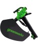 GREENWORKS Воздуходувка-пылесос GD40BVII, зеленый [2406907ub]