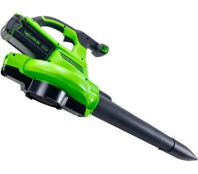 GREENWORKS Воздуходувка-пылесос GD40BVII, зеленый [2406907ub]