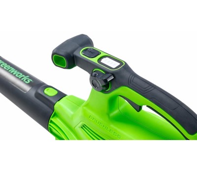 GREENWORKS Воздуходувка-пылесос GD40BVII, зеленый [2406907ub]