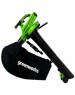 GREENWORKS Воздуходувка-пылесос GD40BVII, зеленый [2406907ub]