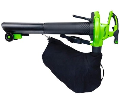 GREENWORKS Воздуходувка-пылесос GD40BVII, зеленый [2406907ub]