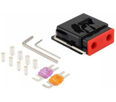 Автокомпонент ASPECT Держатель предохранителя miniANL влагозащищенный FHW-4, Вход 1x4Ga - Выход 1x4Ga, предохранитель 80А