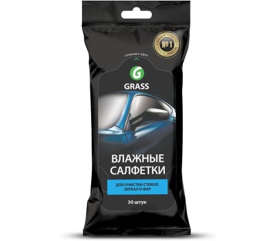 Салфетки влажные GRASS IT-0313 Салфетка влажная для очистки стекол, зеркал и фар