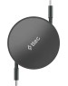 TTEC Кабель выдвижной USB-C to USB-C Mini Retractable 100W PD/QC 120cm Fast Charge Cable. Длина: 120 см. Цвет: серебристый