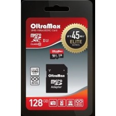 Карта памяти OLTRAMAX MicroSDXC 128GB Class 10 UHS-1 Elite [OM128GCSDXC10UHS-1-ElU1]