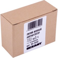 Аккумуляторы и зарядные устройства REXANT (30-2040) 16340 АККУМУЛЯТОР LI-ION UNPROTECTED 700 MAH 3.7 В