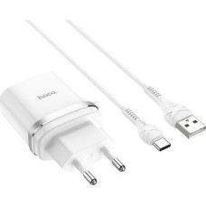 Зарядное устройство HOCO (6931474716309) C12Q SMART QC3.0 + TYPE-C (белый) СЗУ