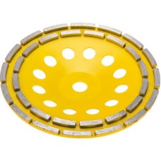 Чашка алмазная KRANZ (KR-90-0254) Чашка алмазная шлифовальная, двухрядная, 230х22,2мм