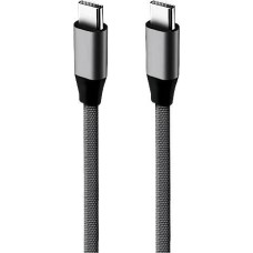 Кабель AKSBERRY (6900278680015) X158 Type C - Type C, серый