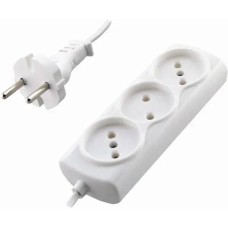 Удлинитель РАДИСТ (2720) б/з 5,0м, 3 розетки, белый