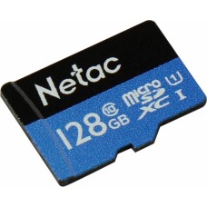 Карта памяти NETAC Карта памяти microSDXC 128 ГБ, Class 10, P500 Ultra, 1 шт., без адаптера [nt02p500ult-128g-s]