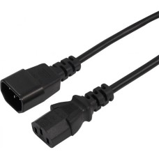 REXANT Шнур питания 11-1161 C13-С14 проводник.:3x0.75мм2 1.5м 220В 6А черный