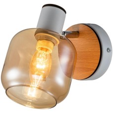 Светильник ESCADA 10177/1A E14*40W White/Chrome/Wood