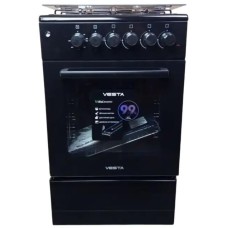 Газоэлектрическая плита VESTA Valencia VGE 50 10-E Черный Ex с VD
