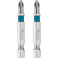 Набор бит GROSS Бита PH1х50мм, сталь S2, шестигр., 2 шт.//