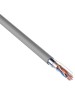 PROCONNECT Кабель витая пара F/UTP, CAT 5е, PVC, 4PR, 24AWG, внутренний, однопроволочный, серый, 100м