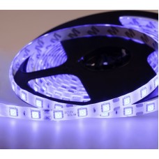 Лента светодиодная LAMPER Лента светодиодная 12В, SMD5050, 14,4Вт/м, 60 LED/м, синий, 10мм, 5м, IP65